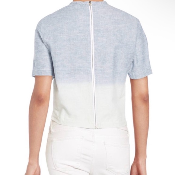 rag & bone Jean Grimsby Ombré Crop Top Size S - Picture 2 of 10